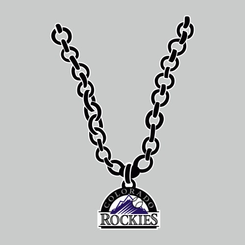 Colorado Rockies Necklace logo vinyl decal